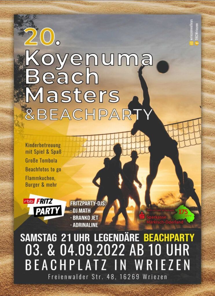 Koyenuma Beachmasters 2022 TKC Wriezen